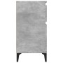Nachttisch vidaXL, 2er-Set, Betongrau, 40x35x70 cm. Schrank mit Stauraum und Ablage.