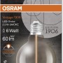 Osram LED-Leuchtmittel E27 Globe, 2,2W, Vintage-Design. Dekorative Lampe für Innenräume.