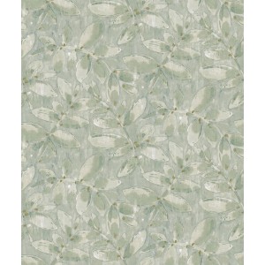 Sanders & Sanders Tapete Gezeichnete Blätter Grün 53 Cm X 1005 M - 640749