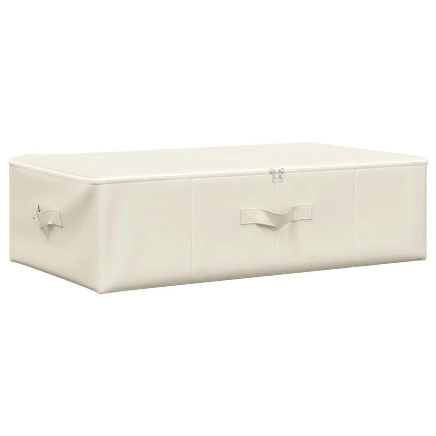 vidaXL Aufbewahrungsbox Stoff 70x40x18 cm Creme 332907