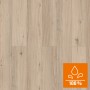 Classen Grande XXL Laminat Eiche Bellevue graubraun, wasserfest, mit 100% Symbol.
