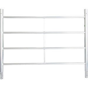 Krause Vertikalrahmen ProTec XXL 1 m, Gerüst-Rahmen aus Aluminium für flexible Aufbauhöhen.