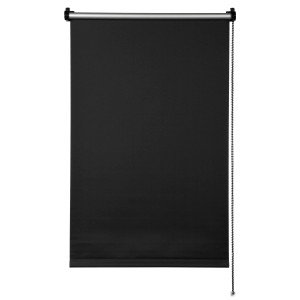 Gardinia EasyFix Thermo Rollo, 60x150 cm, Schwarz, zur einfachen Fenster Montage.