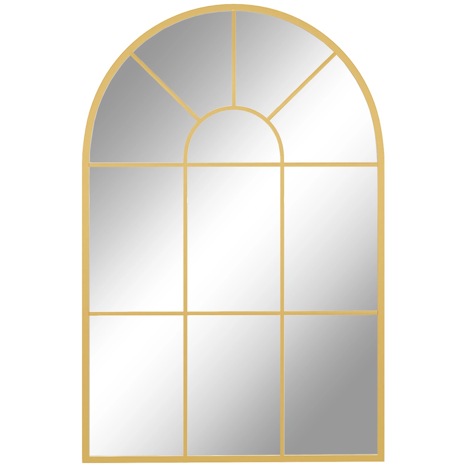 HOMCOM Wandspiegel Fensterspiegel 91 x 60 cm für Wohnzimmer  Schlafzimmer G günstig online kaufen