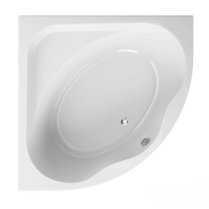 Bad Land Badewanne Eckwanne STANDARD 150x150 Mit AcrylSchürze Ablauf Füße