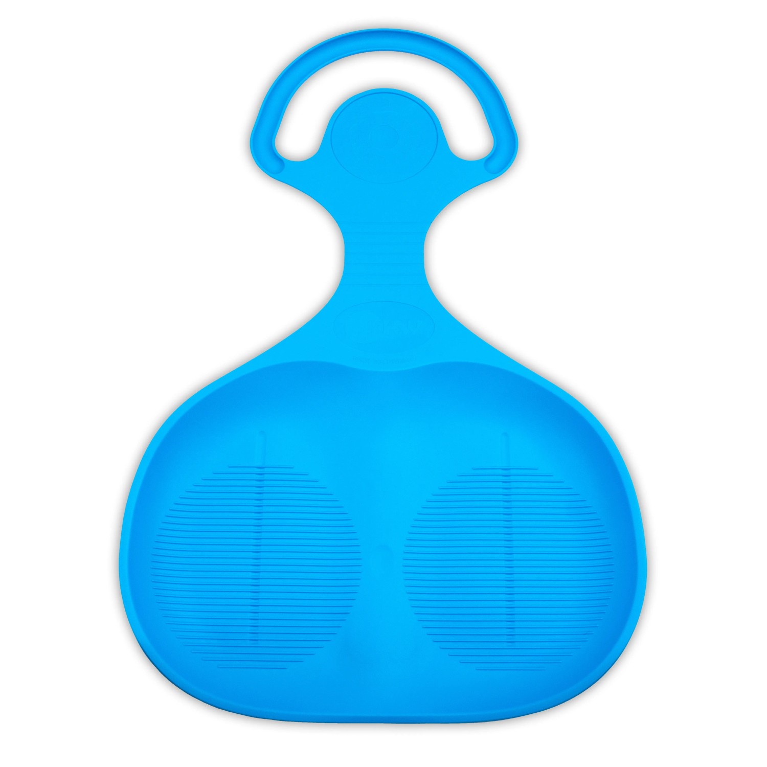 KHW Rutschteller Snow Glider, iceblue, 58x39cm, für Winterspaß im Schnee.