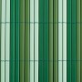 Floraworld Sichtschutzmatte, 90x300cm, Grün-Mix aus Kunststoffröhrchen mit Perlonschnur verbunden.