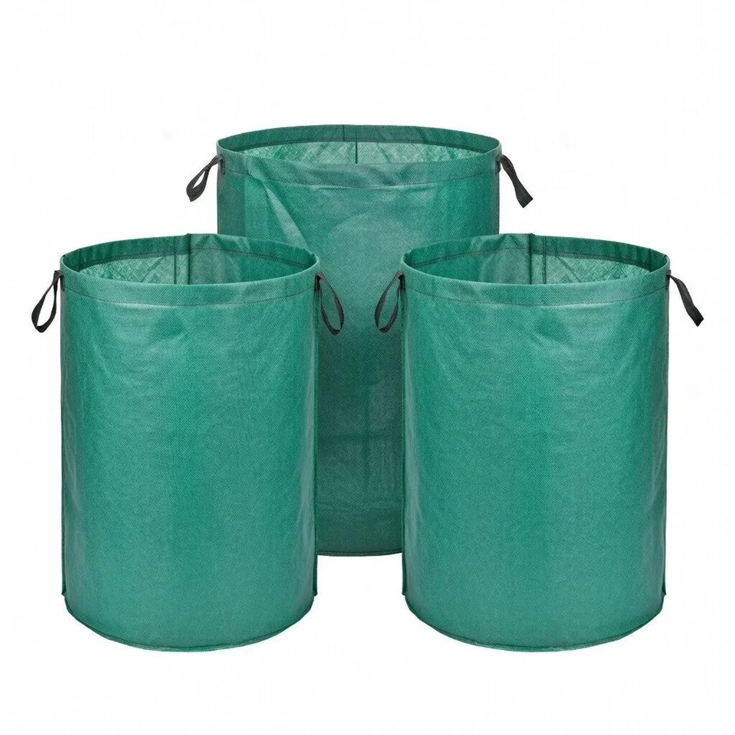 TTL GARDEN Gartensack Set 1x120 L 2x272 L – 3er Set Laubsack Mit Griffen Selbststehend Für Gartenabfall