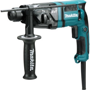 Makita Bohrhammer HR1841FJ (470 W) in Türkis und Schwarz. Ideal zum Bohren in Stein, Naturstein und Beton.