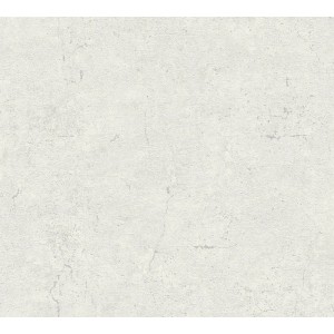 Helle, graue Vliestapete im Beton-Look von A.S. Creation, Design Paul Bergmann Berlin.