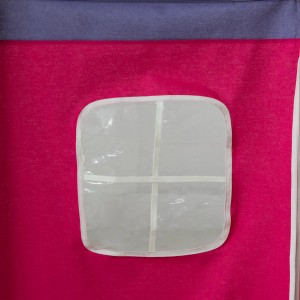 Homestyle4u Bettumrandung Pink für Kinderhochbett 1519
