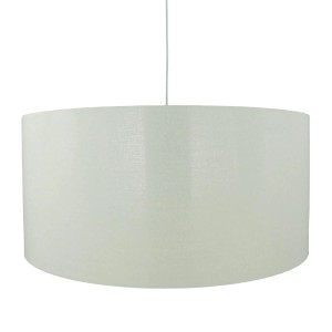 EASYLIGHT Hängelampe Rund Ø 55 cm Stoff Velours Optik In Creme Gold E27