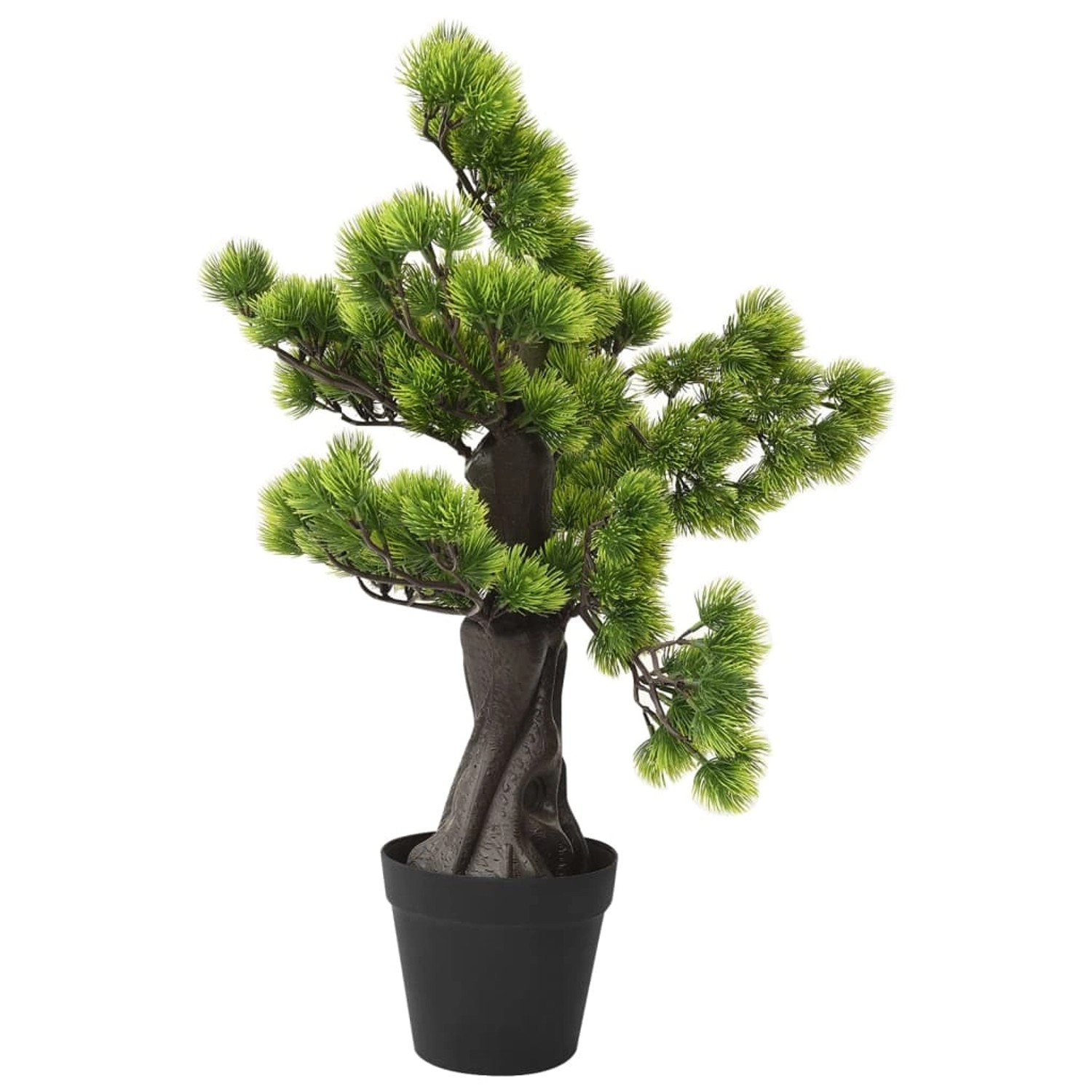 furnicato Künstlicher Bonsai Pinus mit Topf 60 cm Grün günstig online kaufen
