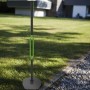 Lutec LED Solar Stehleuchte Poppy, anthrazit-grün, dimmbar, mit Bluetooth Funktion.