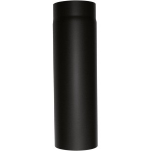 Schwarzes Justus Rauchrohr, Ø 150 mm, 50 cm – Zubehör für Kamine und Öfen.