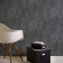 Dunkle Bricoflor Vliestapete in Betonoptik Schwarz-Anthrazit im Industrial Style.