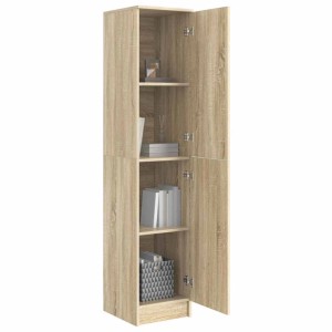 vidaXL Highboard Sonoma Eiche 35 x 39 x 168 cm Holzwerkstoff 869332