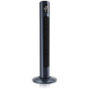 Brandson Turmventilator, 96cm, blau, mit Display und Fernbedienung. Mobiler Ventilator für Zuhause.