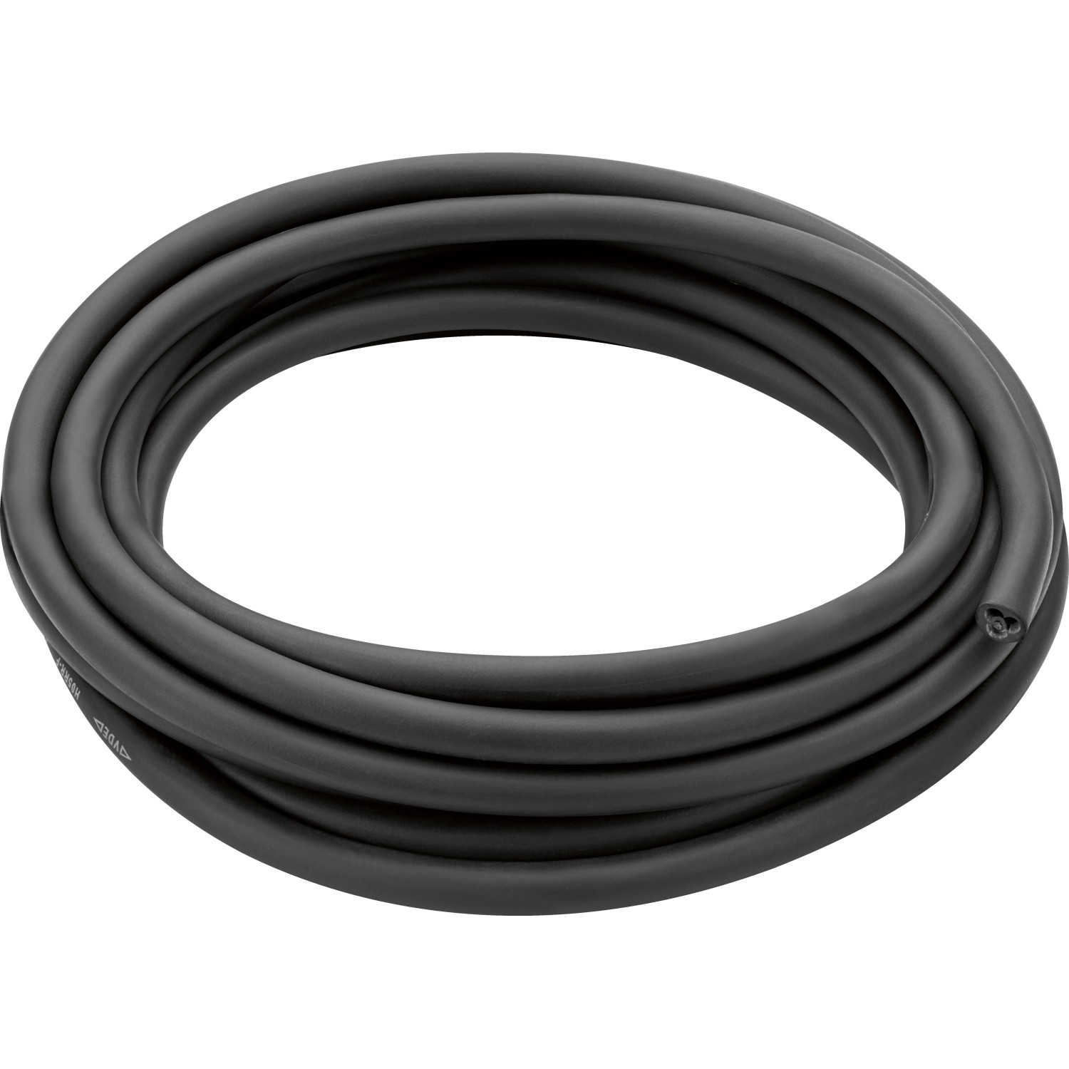 Erdkabel 3 x 1,5 mm² (H05RR-F3G1.5mm²) Schwarz 5 m günstig online kaufen