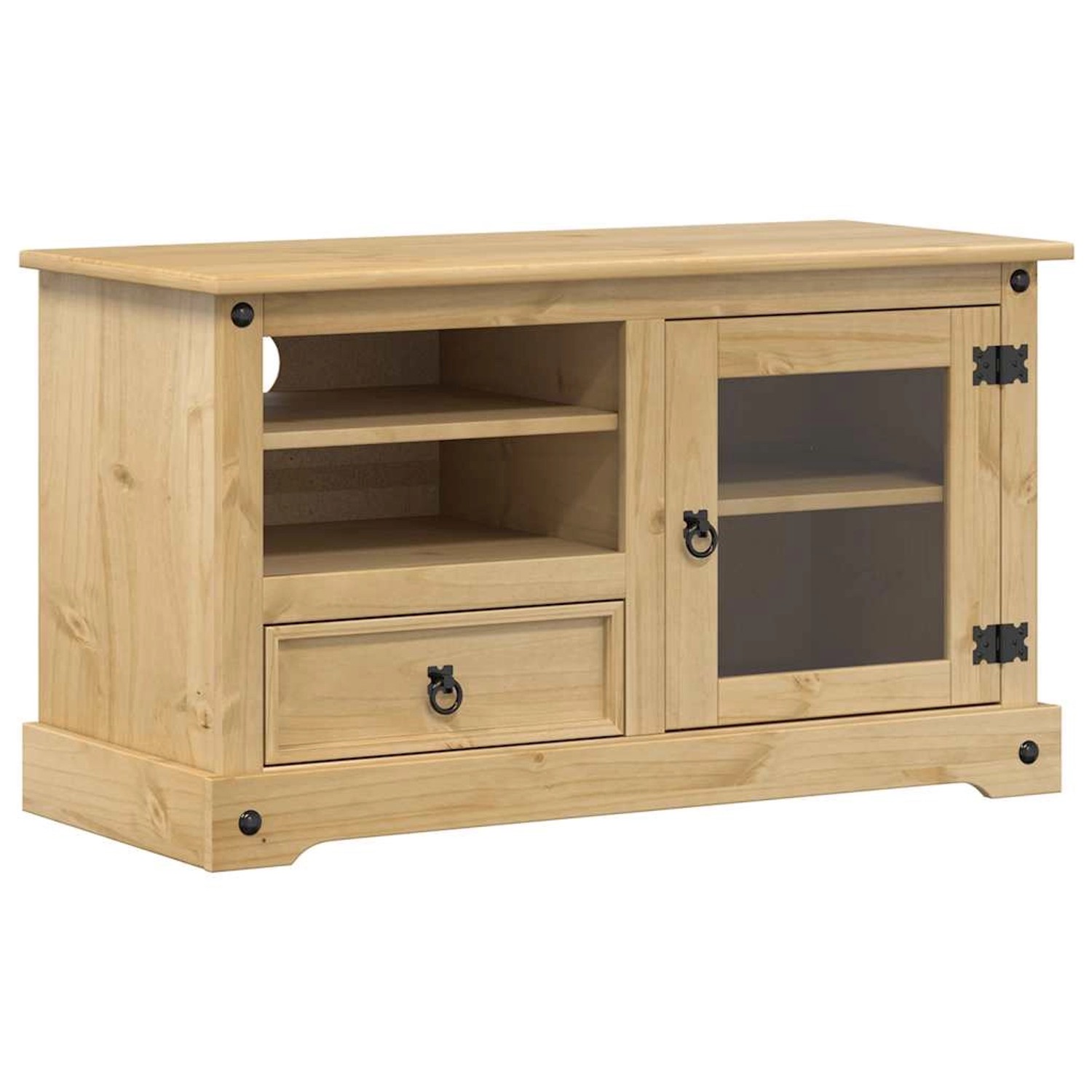 vidaXL TV-Schrank Corona 100x45x58 cm Massivholz Kiefer 4005669 günstig online kaufen