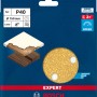 Bosch Expert Schleifblätter C470, Ø 150mm, K40, 5 Stück, für Exzenterschleifer.