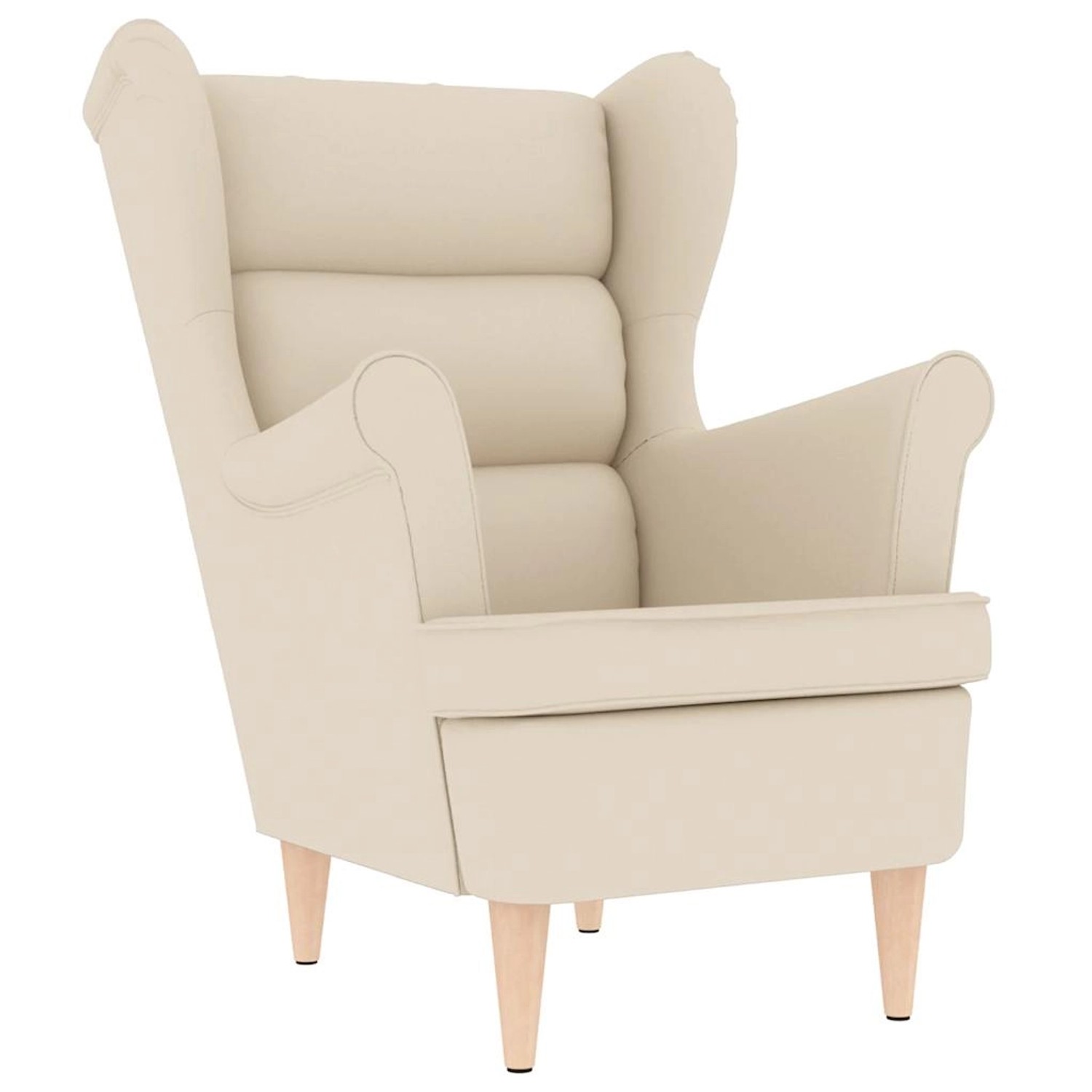 vidaXL Sessel Weiß 74x84x100 cm Leinen 4016907 günstig online kaufen