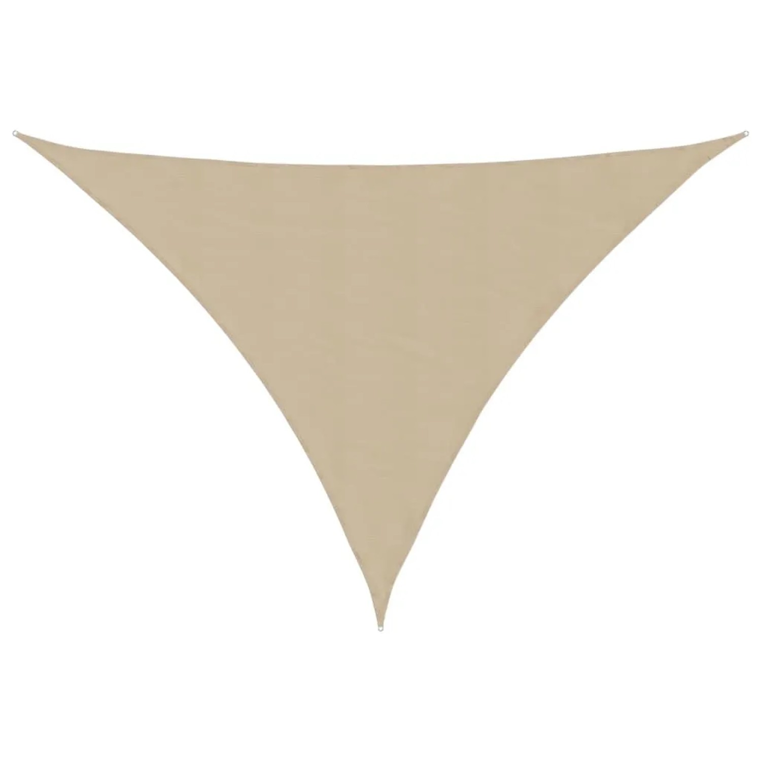 vidaXL Sonnensegel Oxford-Gewebe Dreieckig 3x4x5 m Beige 135173