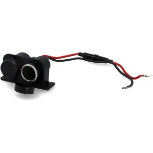 Cartrend 2-Port Steckdose mit Kabel für Auto, Wohnwagen & Reisemobil.