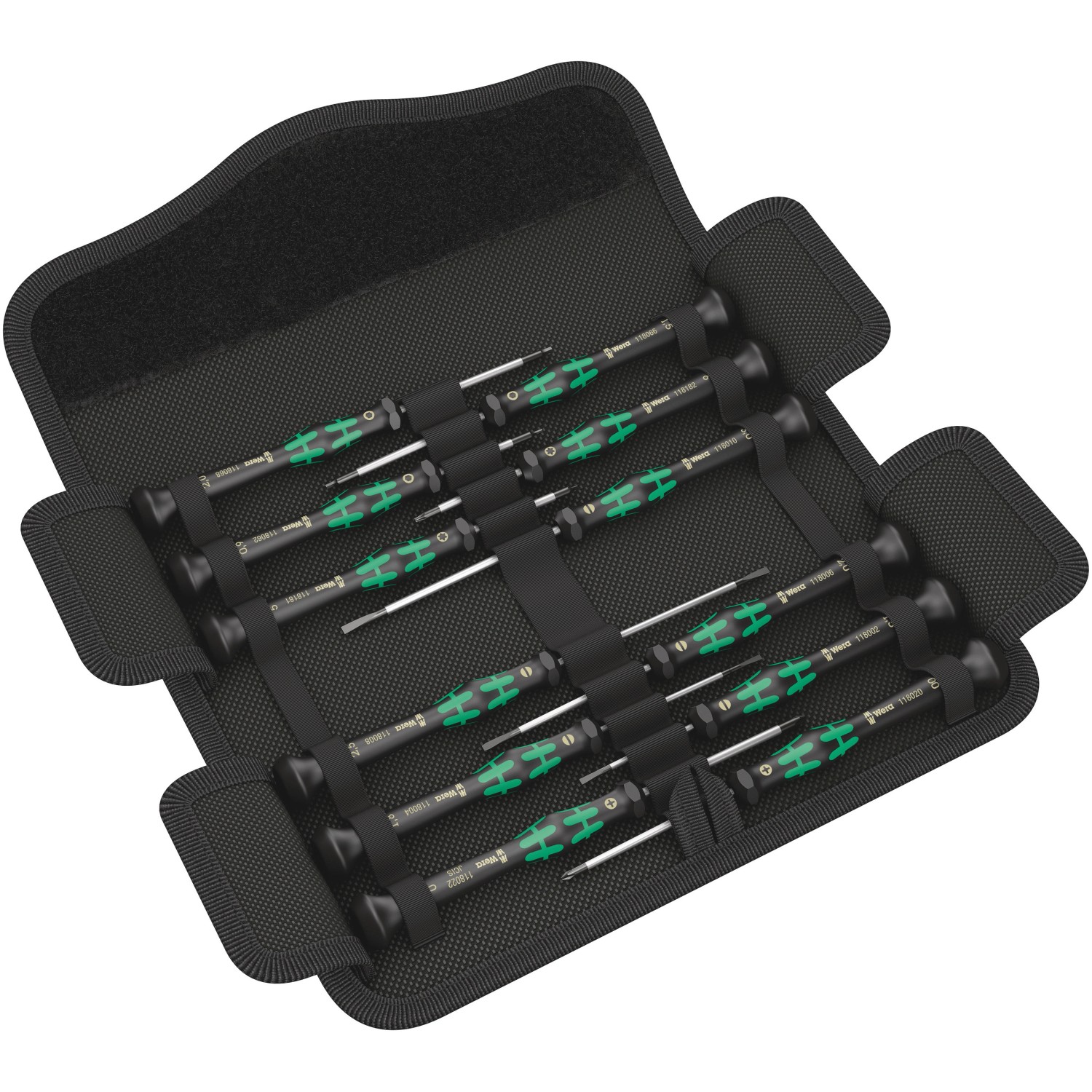 Wera Schraubendreher-Set Kraftform Micro 12 Universal 1 12-teilig