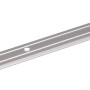 Silbernes Bodenausgleichsprofil aus Aluminium, 1,6 mm stark, 38 mm breit und 2000 mm lang.