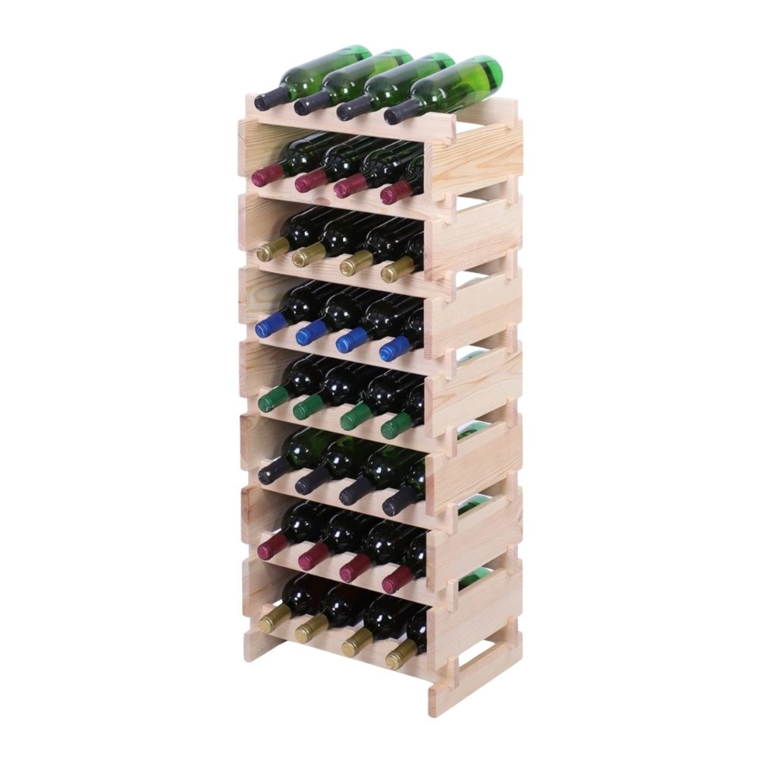 PROREGAL Weinregal VINOTECA FLEX PRO HxBxT 107x46x28cm 32 Flaschen Auf 8 Eb günstig online kaufen