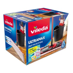 Vileda Bodenwischer Ultramax 2in1 Microfaser 120 cm mit PowerPresse
