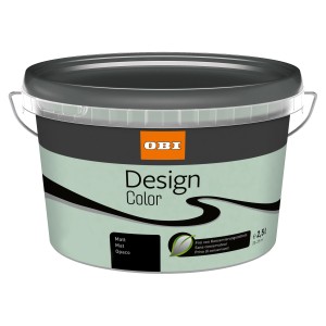 Eimer OBI Design Color Wandfarbe, matt, Farbton Salbei, 2,5 l.