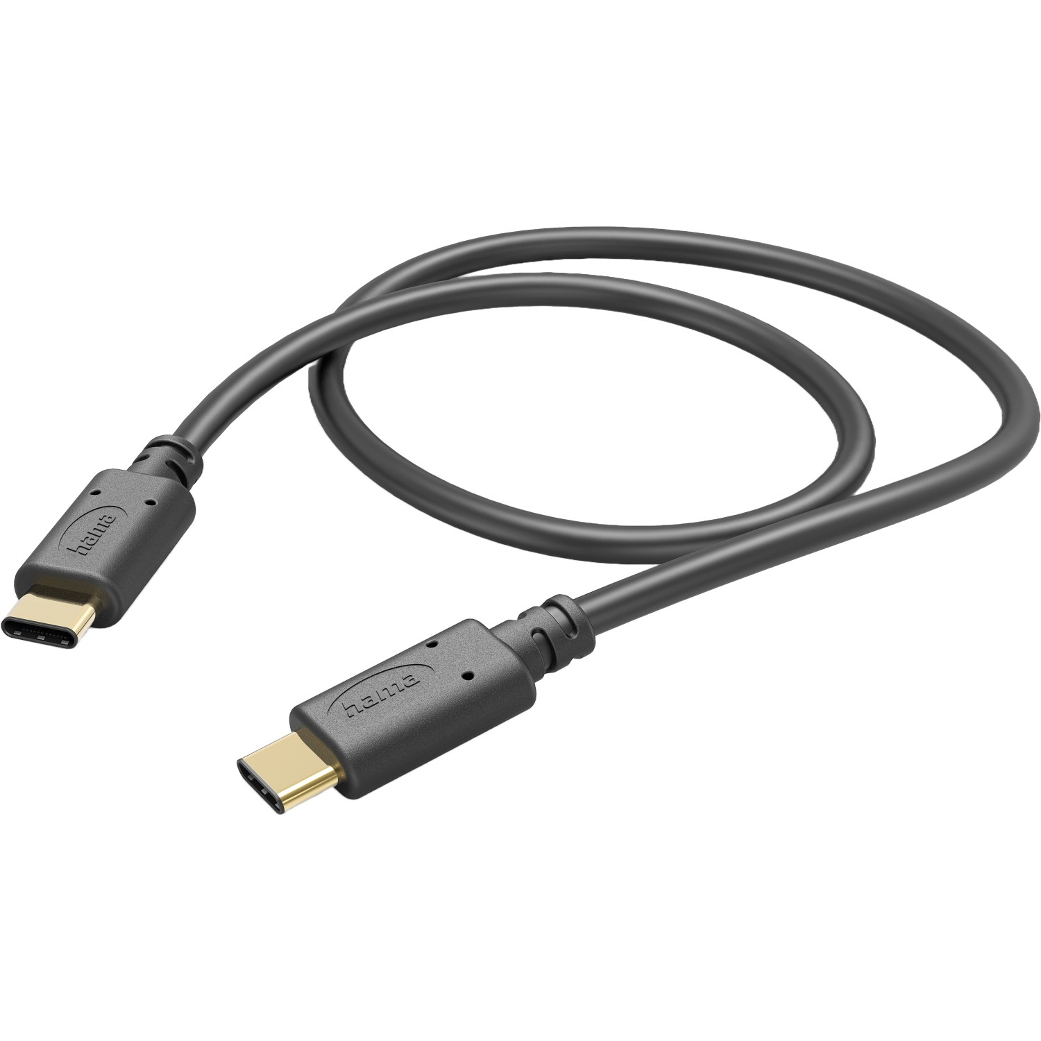 Hama Ladekabel USB-C - USB-C 1 m Schwarz