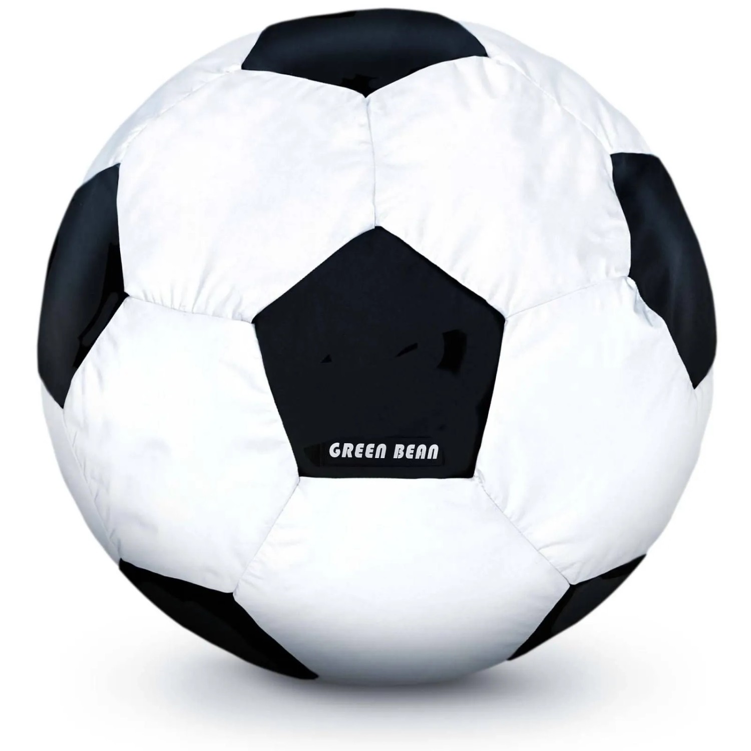 Green Bean Sitzsack Motiv-Sitzsack 90 x 90 cm Wetterfest Waschbarer Bezug Fussball