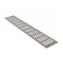 Eloxiertes Aluminium Lüftungsgitter, 100x1000mm, für optimale Luftzirkulation.