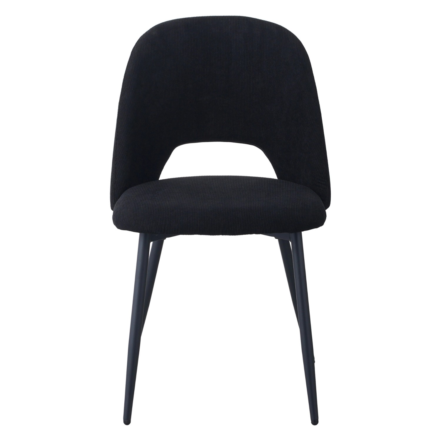Albatros Esszimmerstuhl SILVI Cord 2er Set Schwarz günstig online kaufen