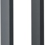 Moderne Trio LED-Wegeleuchte Reno in Anthrazit, Aluguss, 100cm hoch.