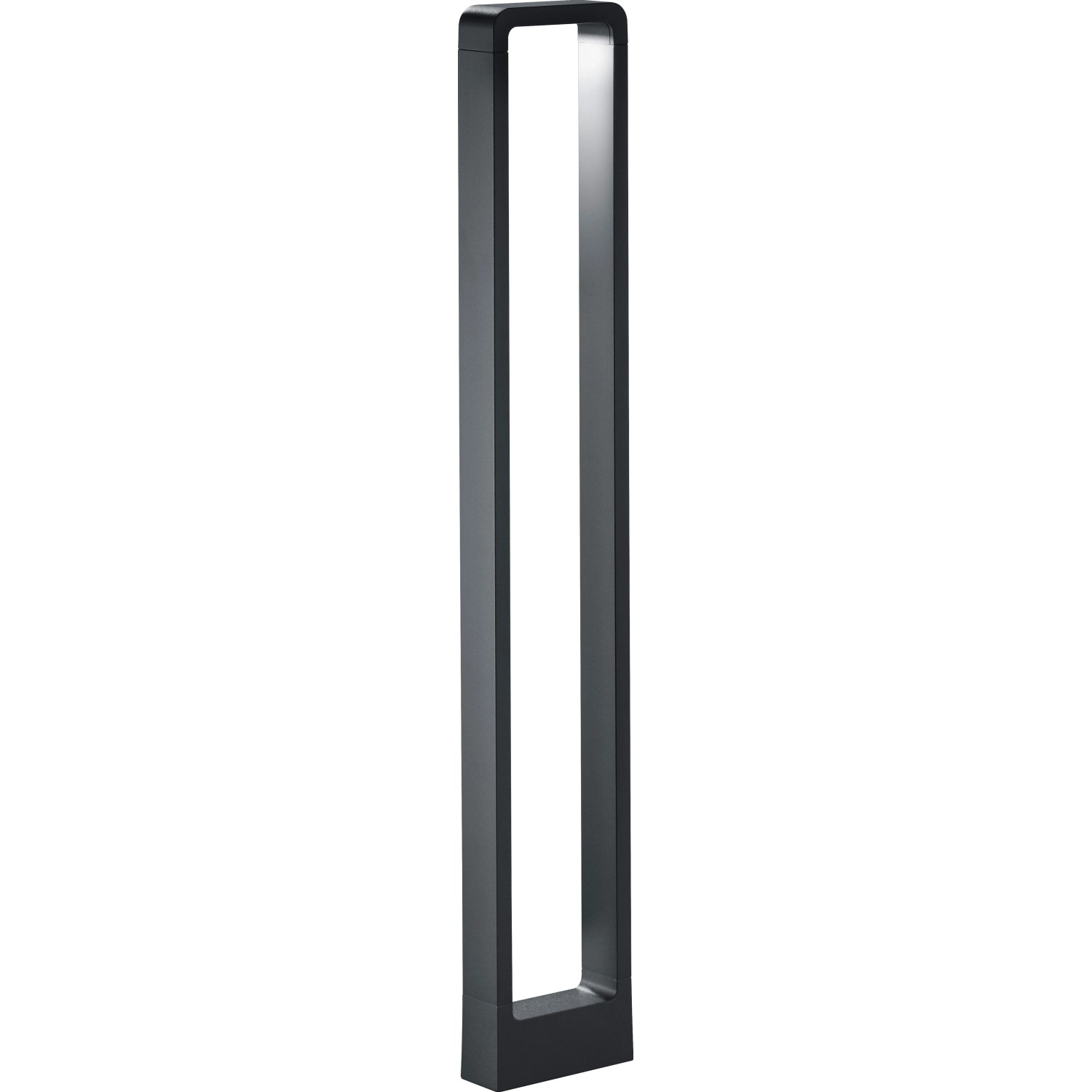 Moderne Trio LED-Wegeleuchte Reno in Anthrazit, Aluguss, 100cm hoch.