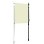 Cremefarbenes vidaXL Außenrollo 100x270 cm für Balkon, Terrasse oder Veranda.