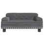 vidaXL Hundebett Dunkelgrau 70x45x30 cm Samt 171884_3