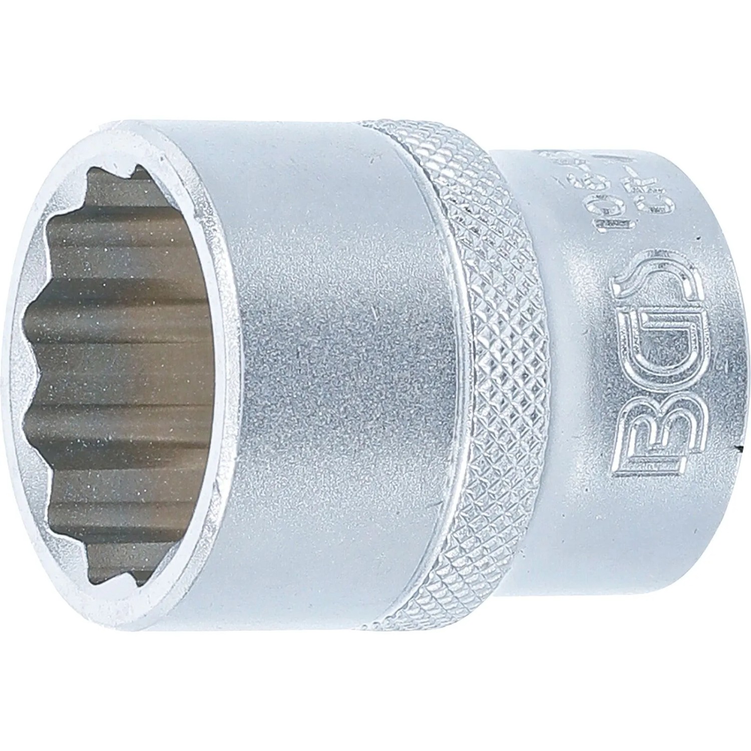 BGS Steckschlüssel Einsatz Zwölfkant Antrieb Innenvierkant 12 5 Mm  1 2 Zoll  SW 23 Mm 10643