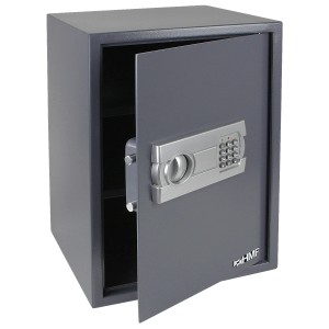 HMF 4612512 Tresor Zahlenschloss Möbeltresor 35 x 50 x 31 cm Anthrazit