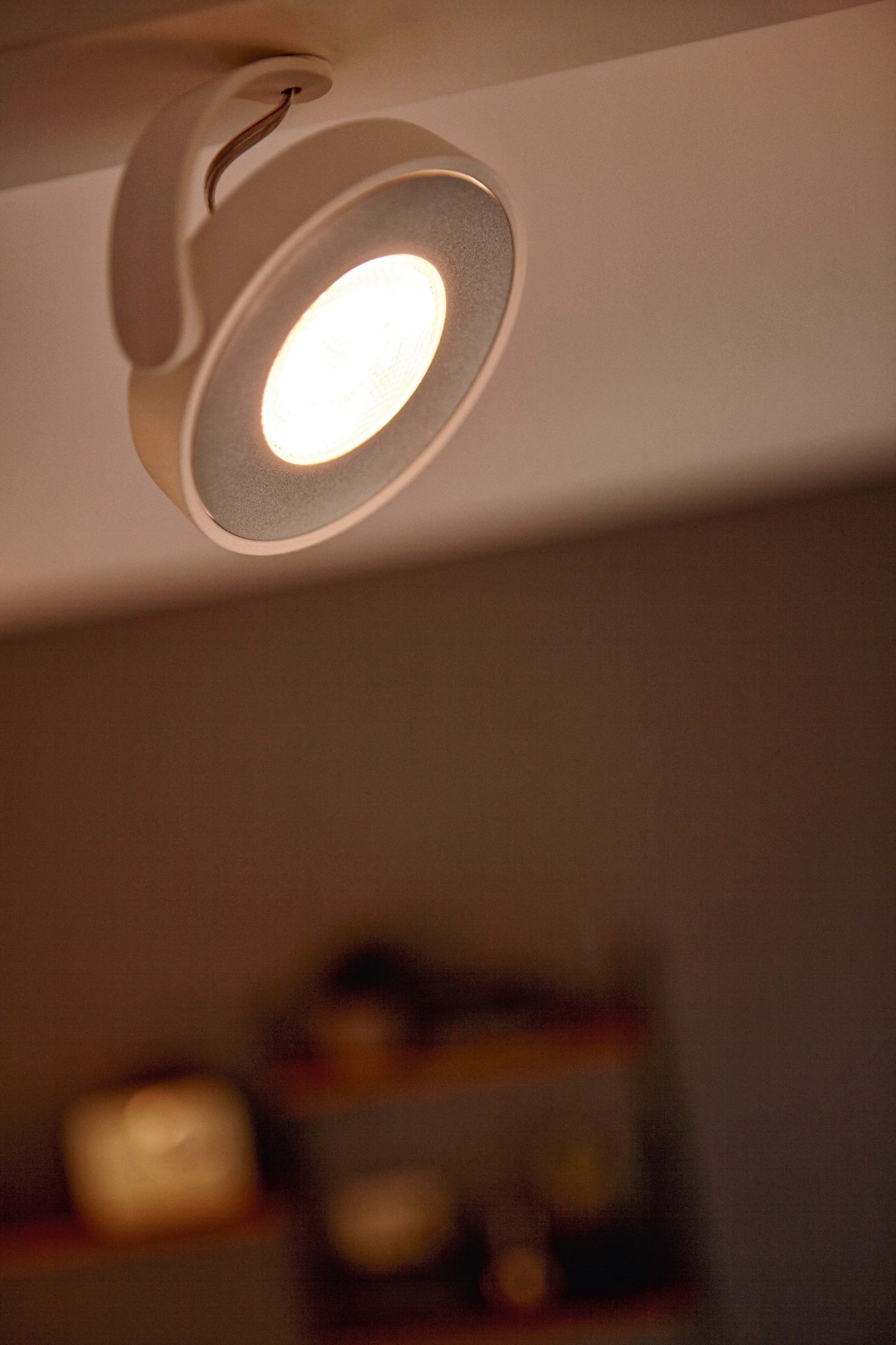 Philips myLiving LED-Spot 4er Clockwork Warmglow Weiß
