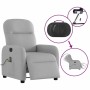 vidaXL Massagesessel Elektrisch Wolkengrau Stoff 3302971_9
