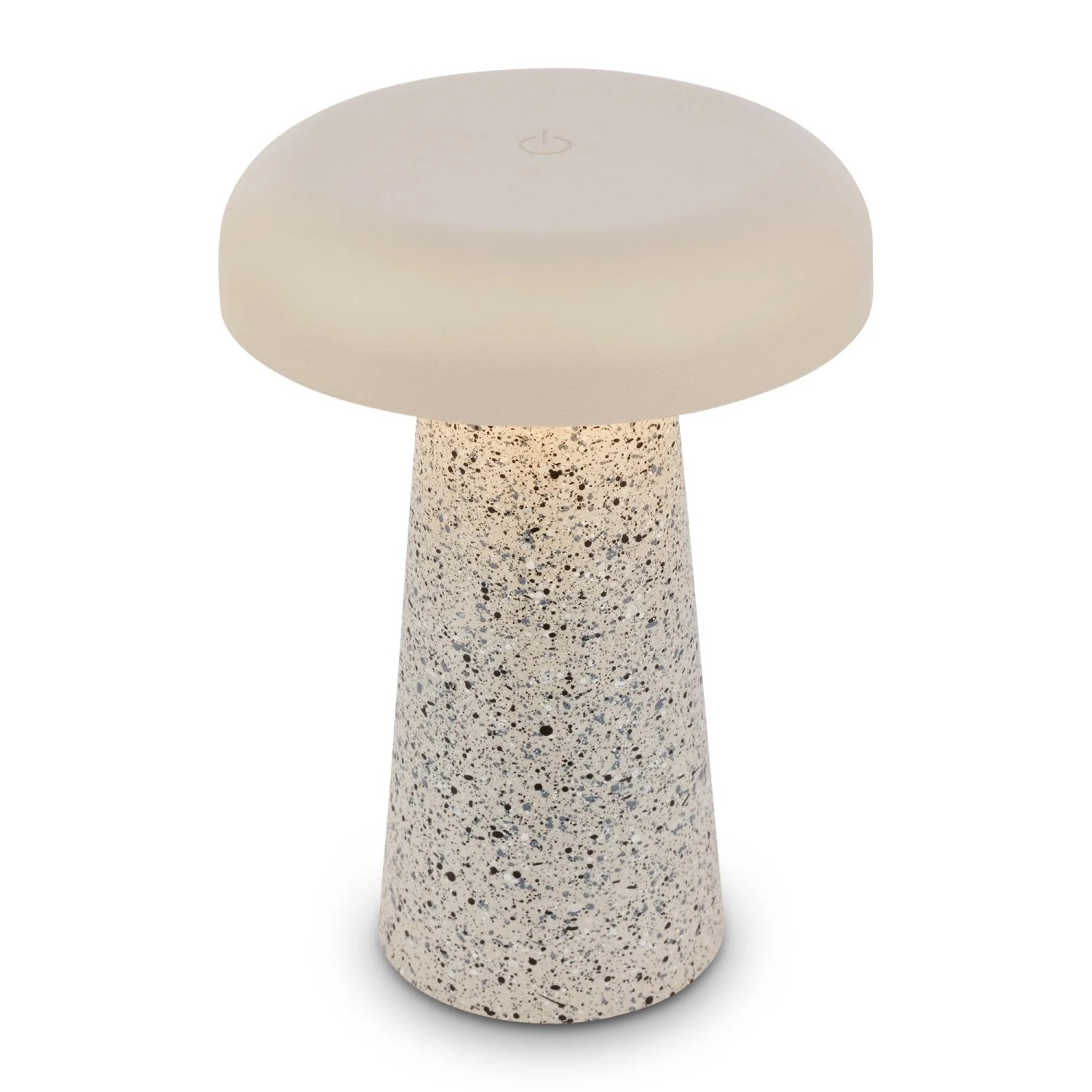 Brilo Akku Tischleuchte Cloud Dimmbar Touch Travertin