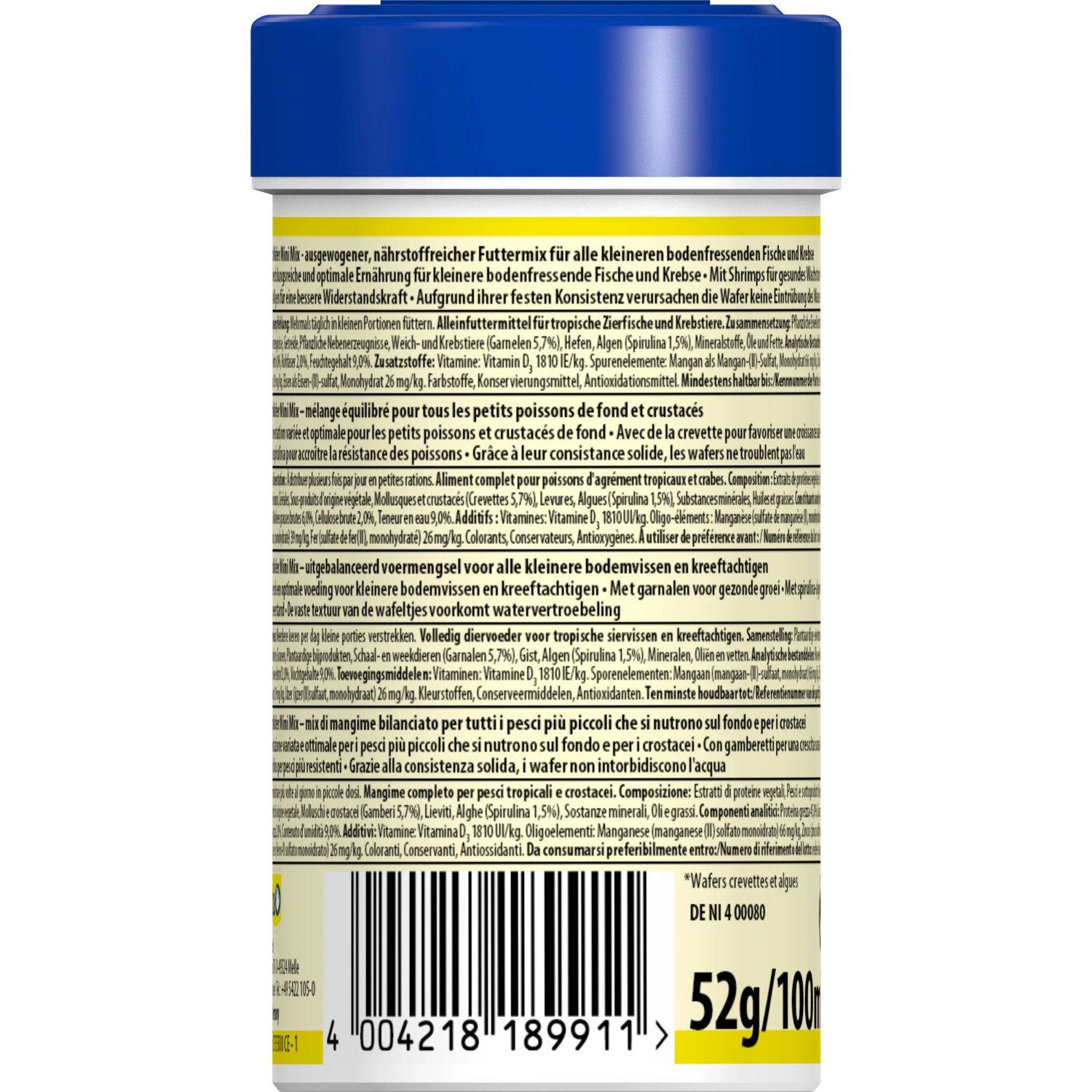TETRA Fischfutter »WAFERMIX «, 1 L