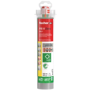 Fischer Injektionsmörtel FIS V Zero 300 T, 300ml Kartusche für Dübel und Befestigungen.