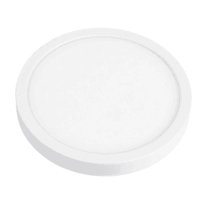 ENOVALITE LED Panel 12W 2700- 5700K Warm- Kaltweiß Einbauleuchte Aufbauleuchte Rund Weiß Variabler Lochdurchmesser IP20