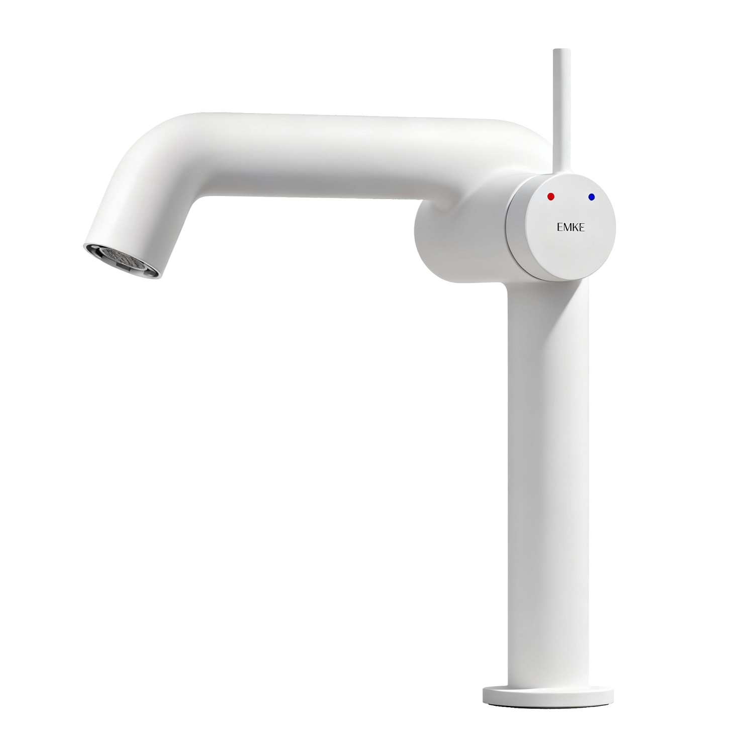 Emke Wasserhahn Bad 222 x 200 x 76 mm Weiß Matt Wasserhahn Waschtischarmatu günstig online kaufen